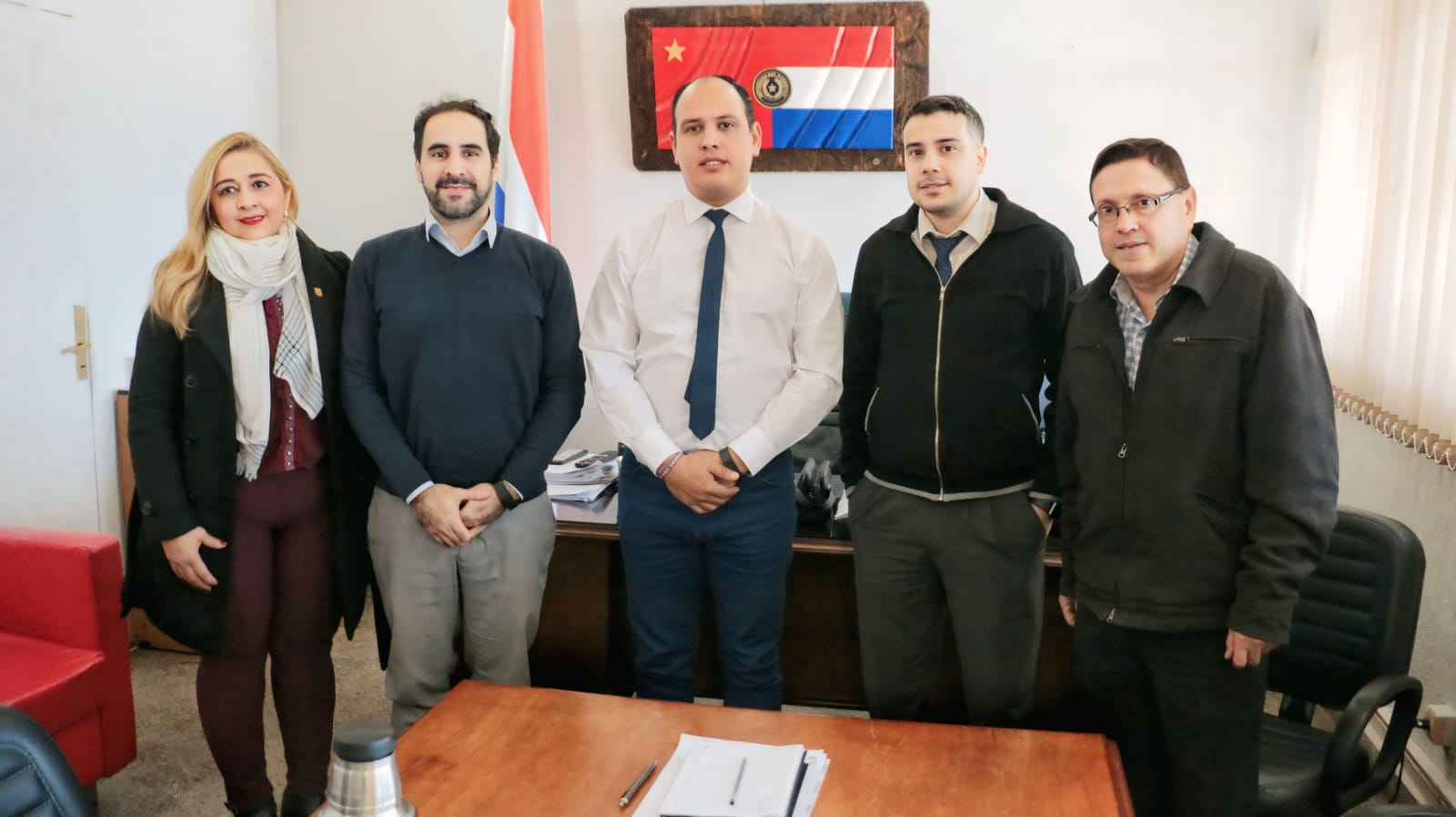 Equipo de trabajo de ambas instituciones