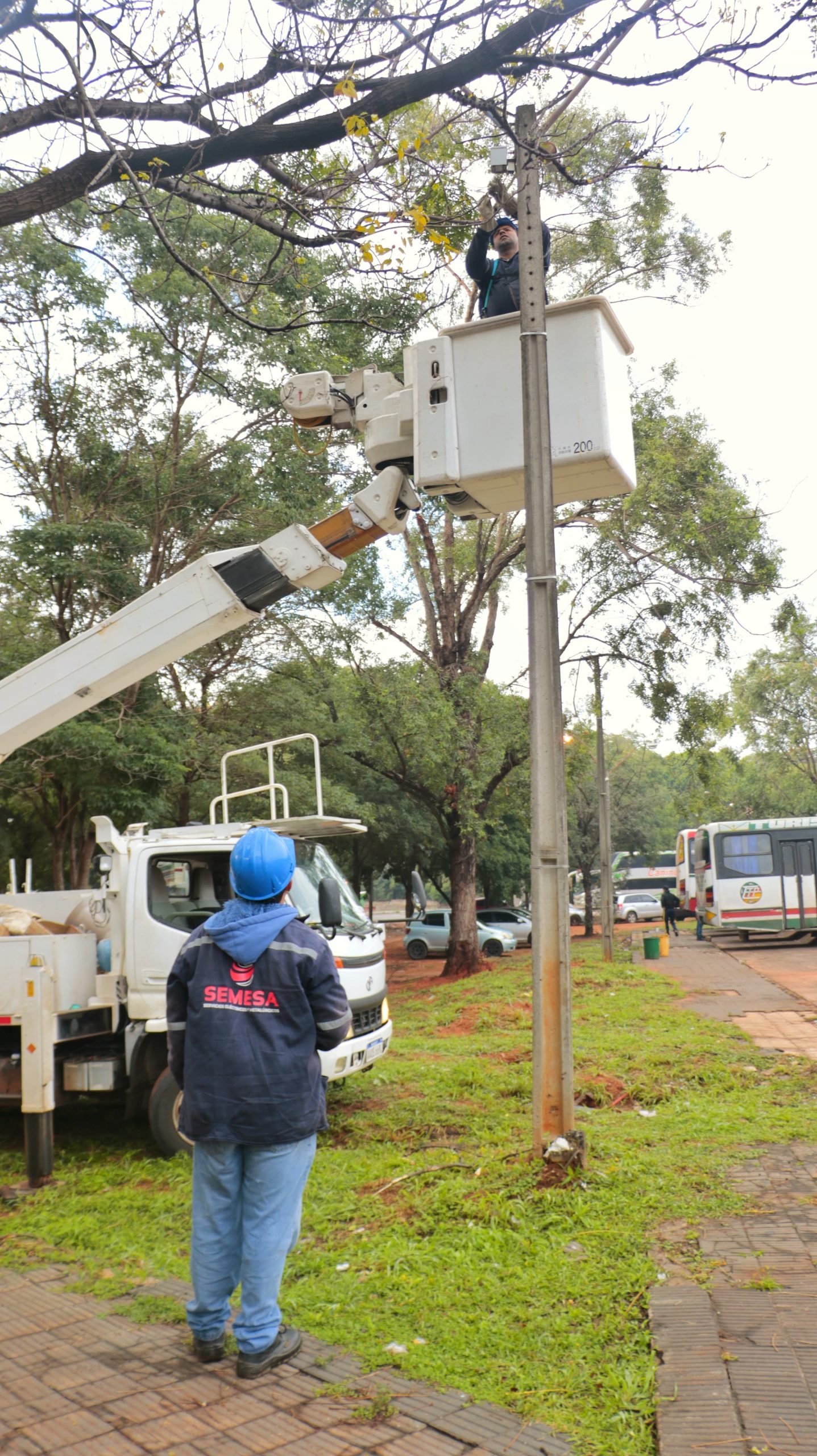 Trabajos eléctricos en subsuelo